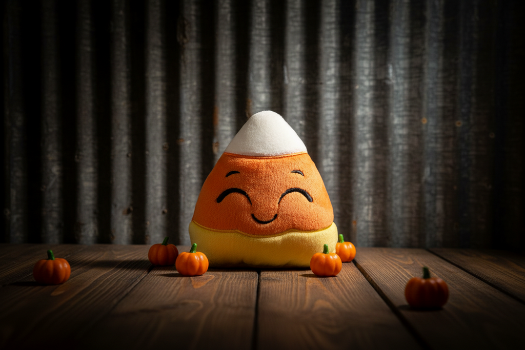 Candy Corn Plush 5x6 by Suki B’s Creations