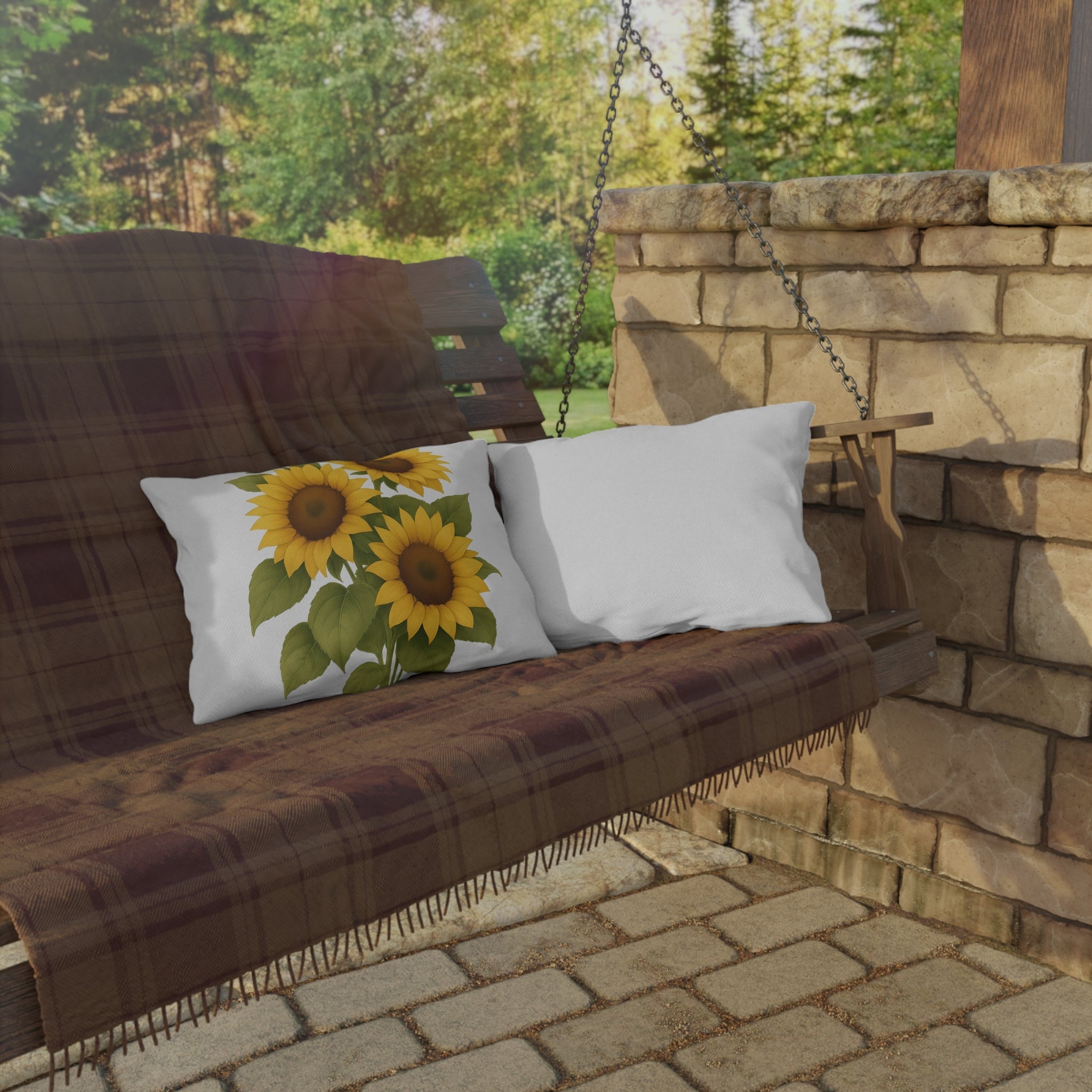 Outdoor Pillows - Vibrant Sunflower Summertime Favorite