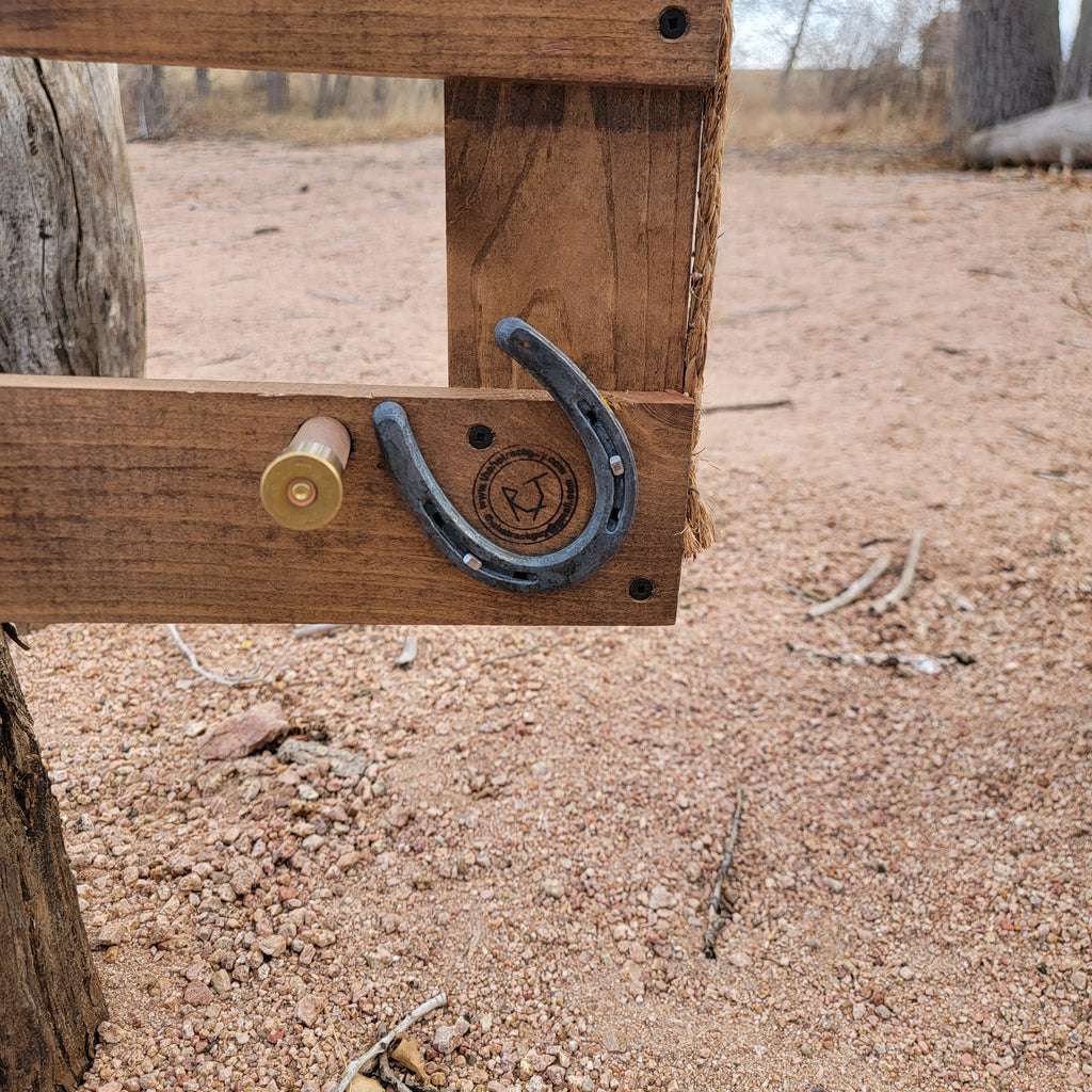 The 6-Hatter: Horizontal Wall-Hanging Western Organization