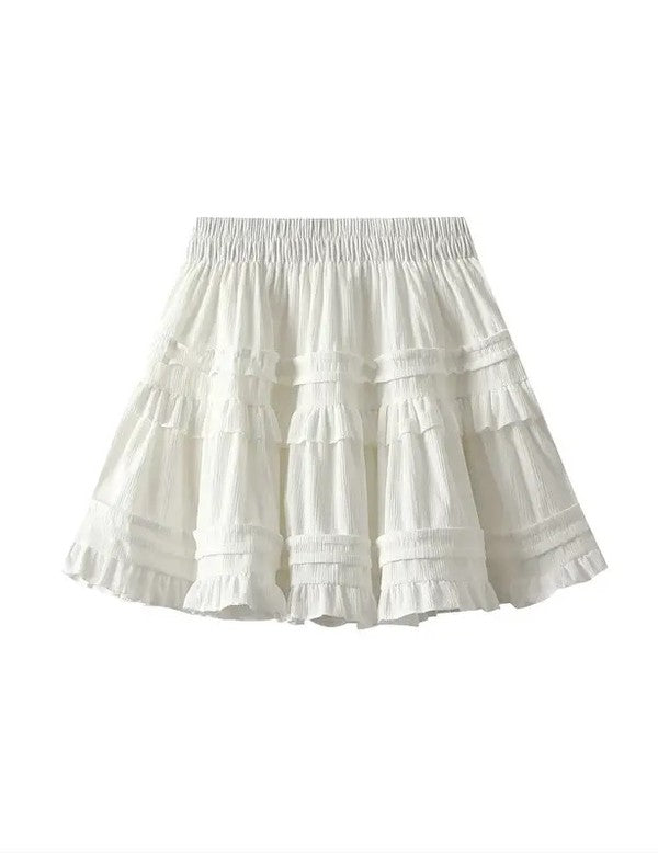 Miss Sparkling | Ruffle Mini Skirt