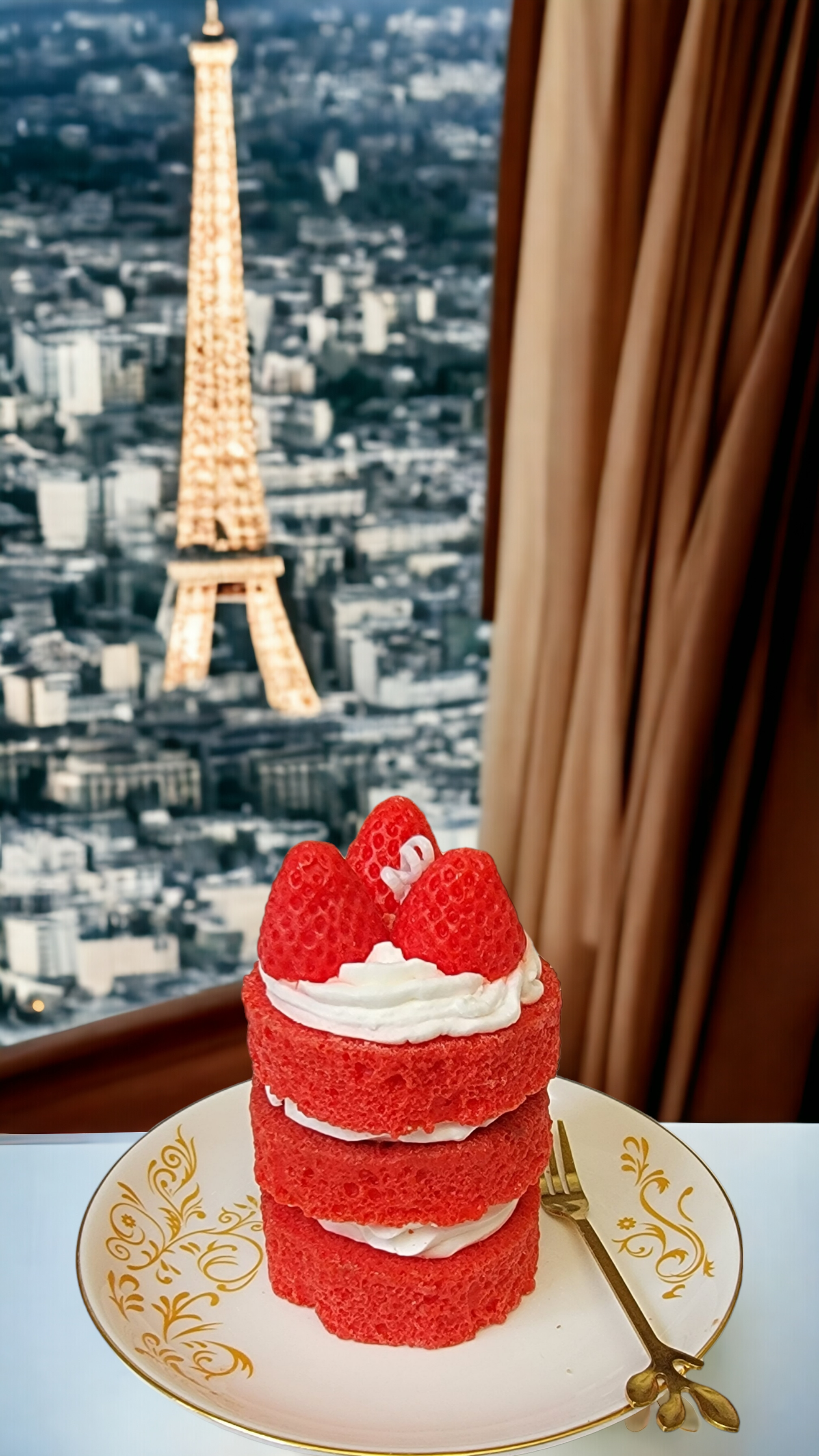 3-layer Strawberry Pound Cake Candle