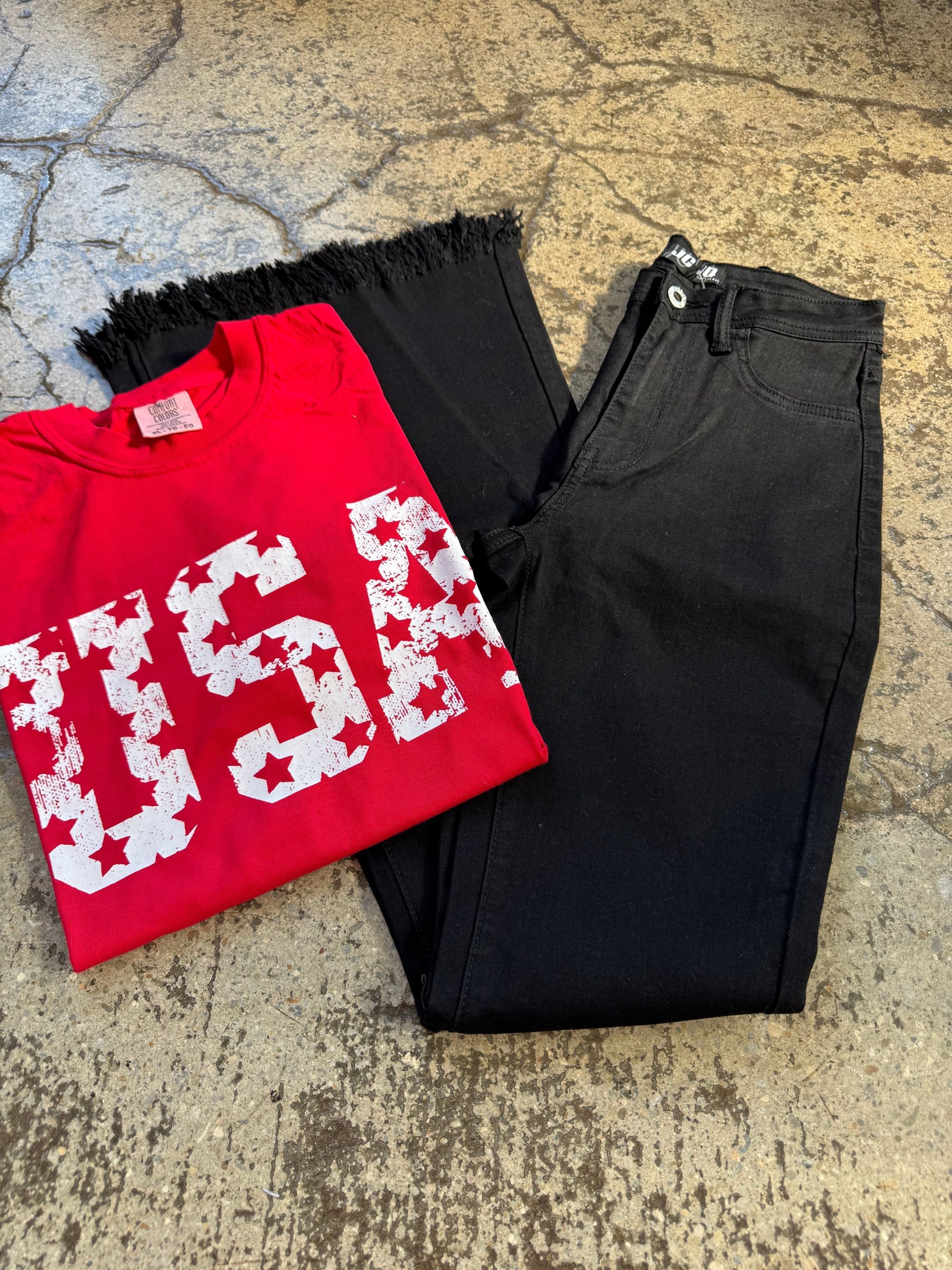 All American Flare Bundle (1 Fiona Flares + 1 Graphic Tee)