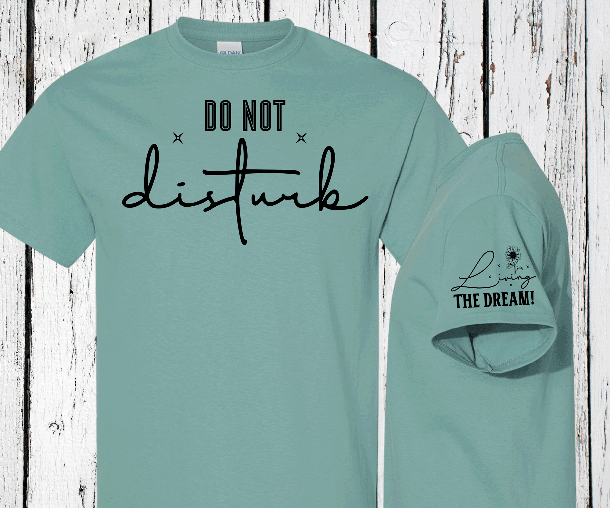 Do Not Disturb, Living the Dream Mental Health Awareness, self love sweatshirt, Self expression shirts, Great gift, Trending Sleeve Crew Necks