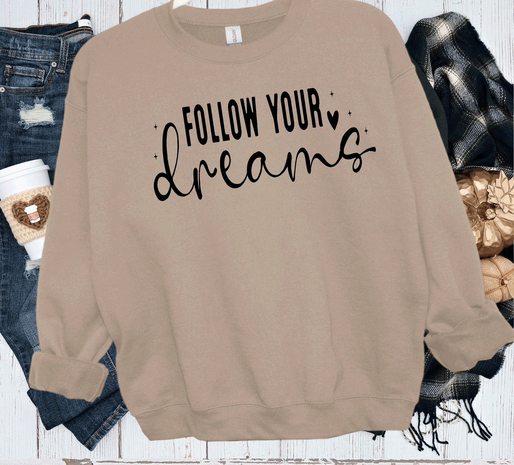 Follow your Dreams, Self Love, Encourgements shirts, Mental Health gifts