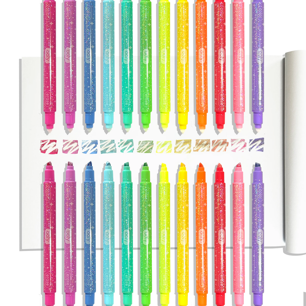 Make no Mistake!: Glittery Erasable Markers