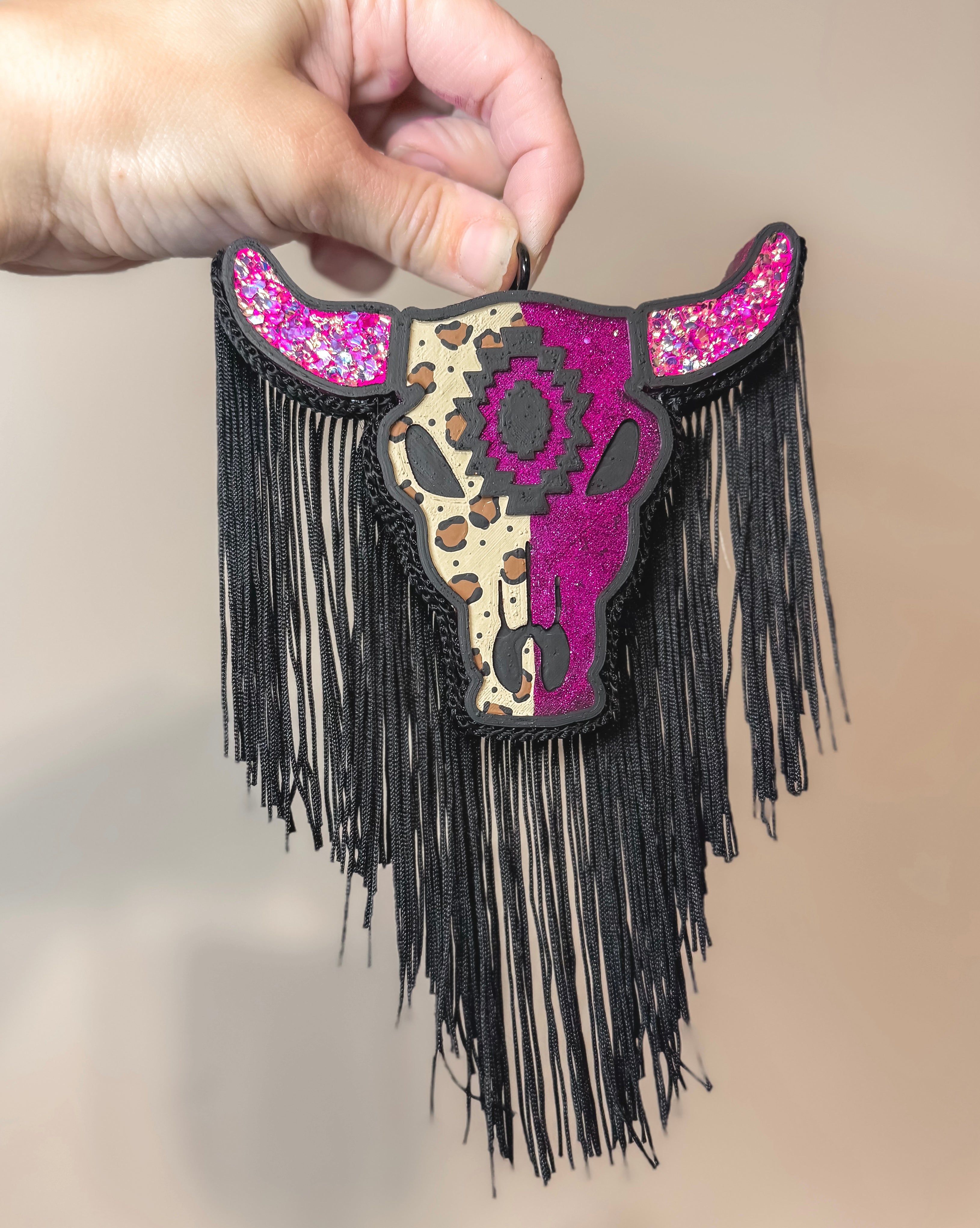 Custom Bull Skull Freshie (Read Description)