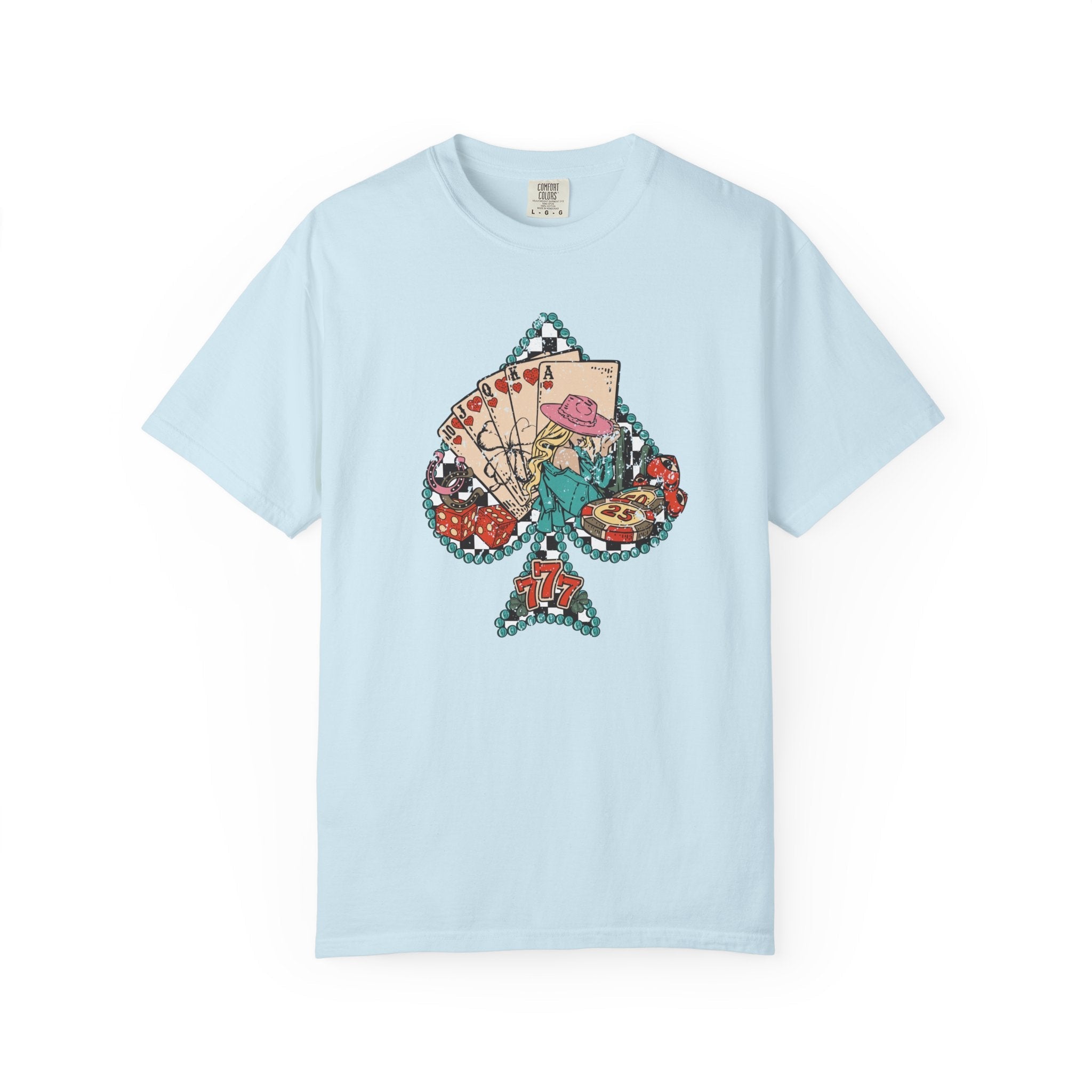 Ace of Spades Floral Card Tee