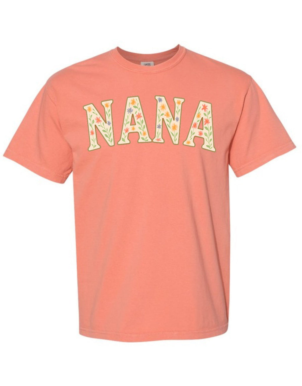 Floral Title Tee - Make Your Own