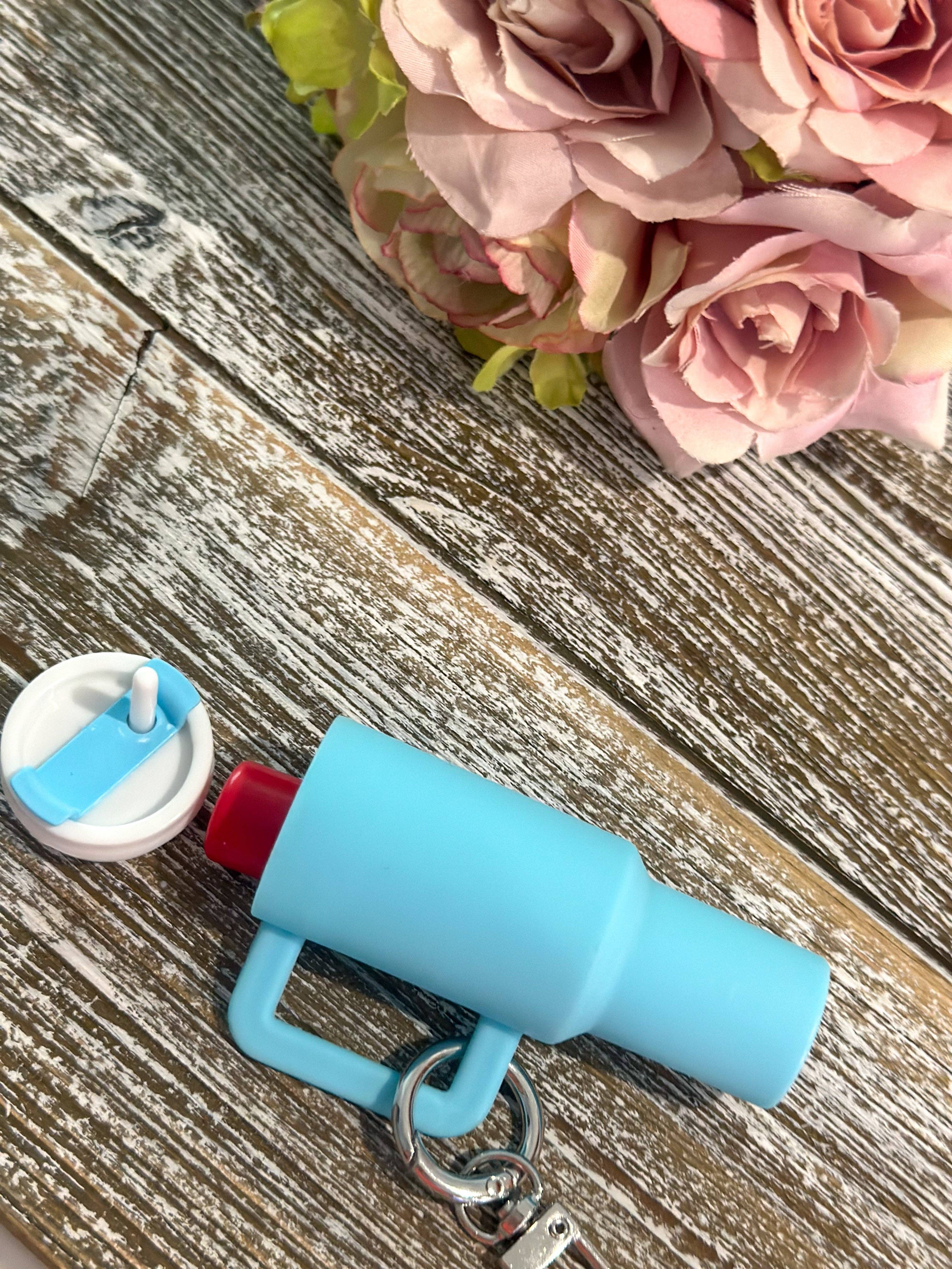 Mini Stanley Keychain in blue