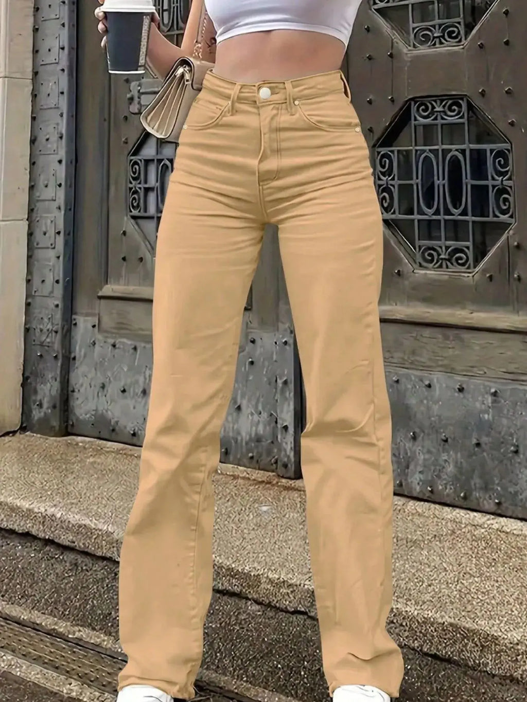 High Waisted Wide Leg Jeans