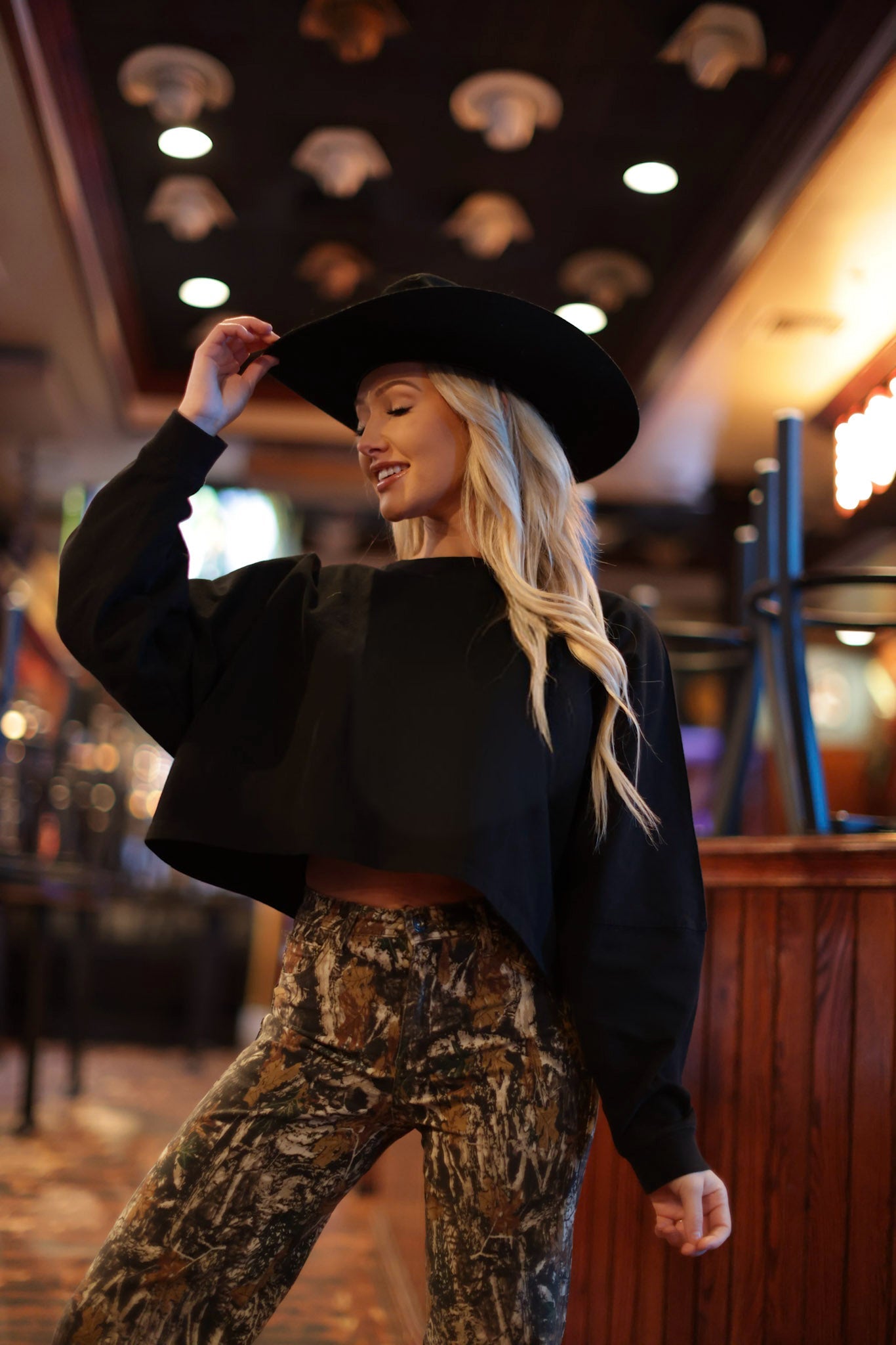 Riley Cropped Long Sleeve