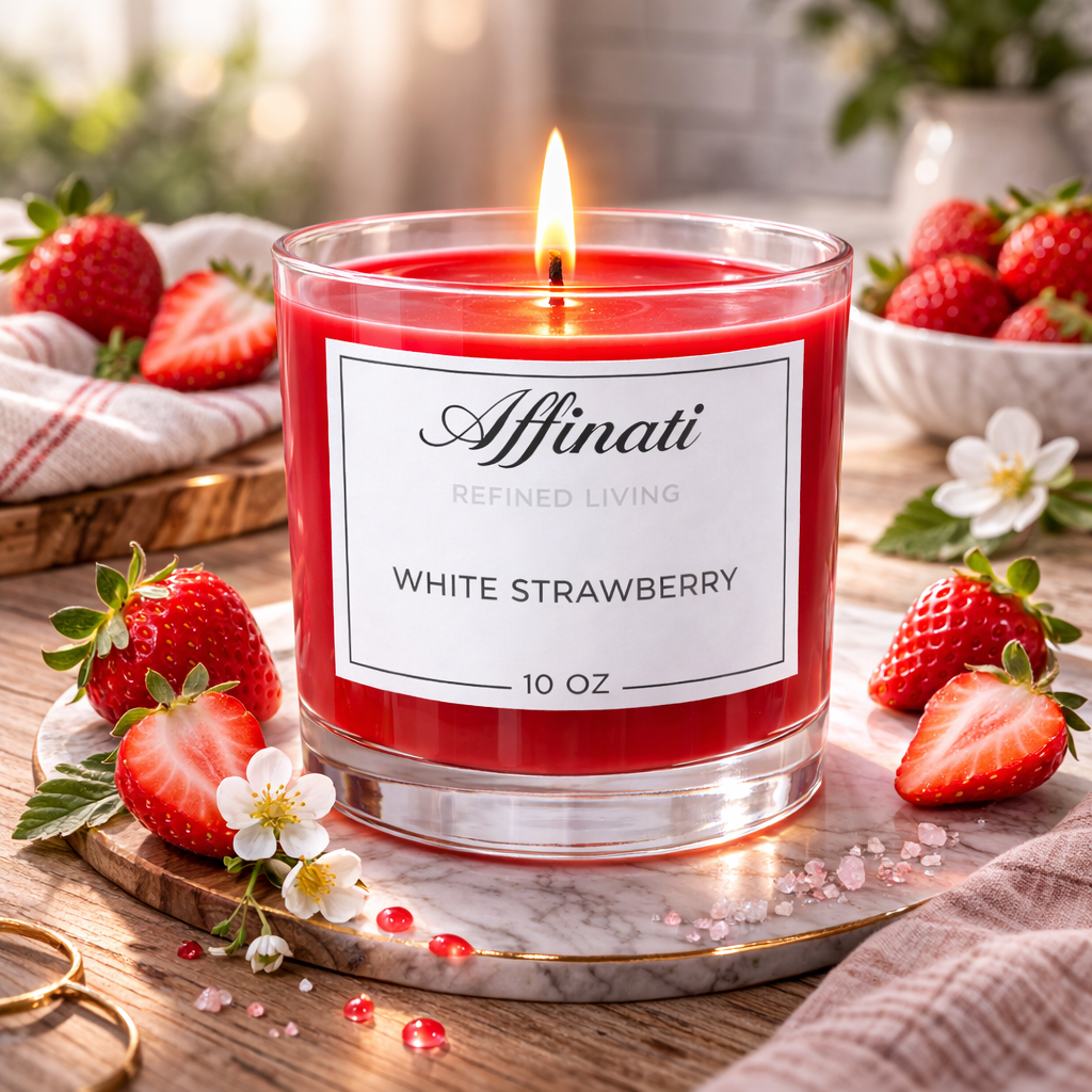 White Strawberry Original Candle