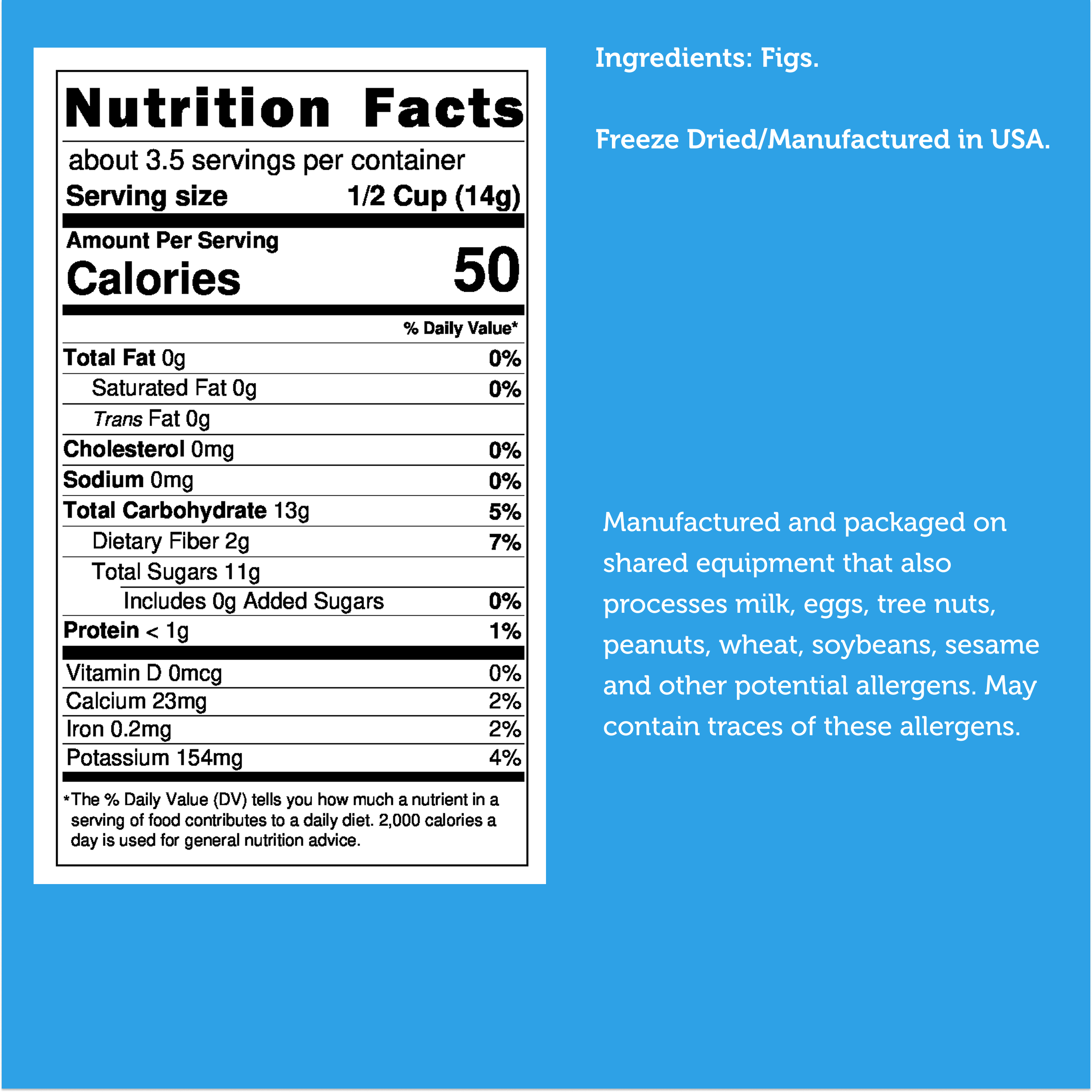 Freeze Dried Figs