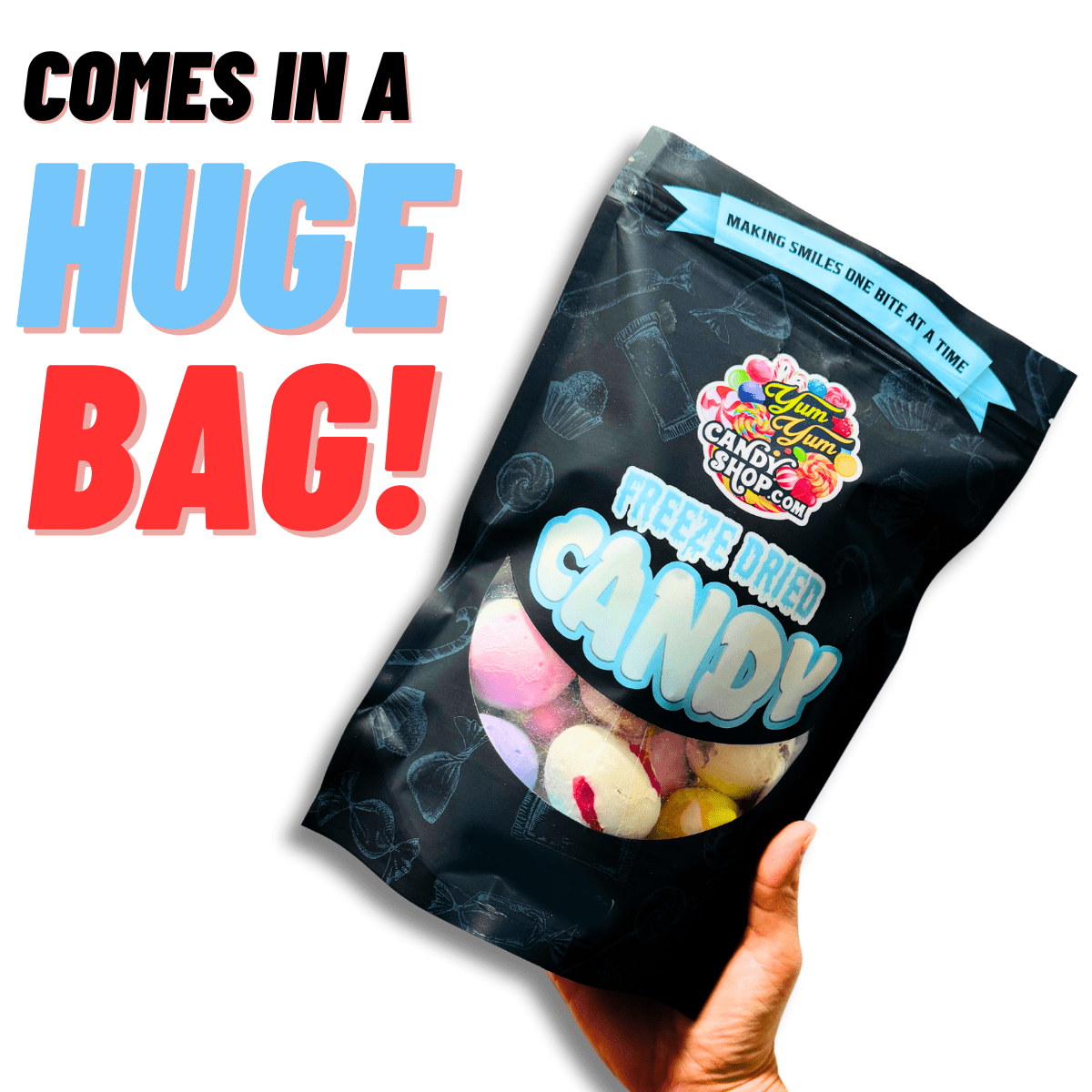 Freeze Dried Salt Water Taffy Mix – Candy Snack | Yum Yum Candy Shop
