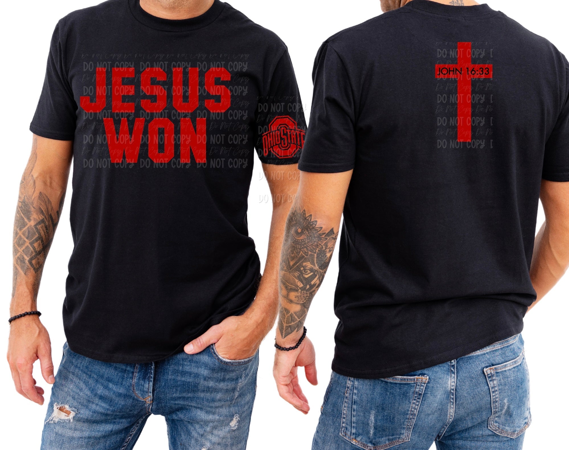Jesus Won || John 16:33 || Tee