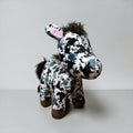 TURQUOISE CONCHO COWPRINT HORSE - MEDIUM FARM PAL