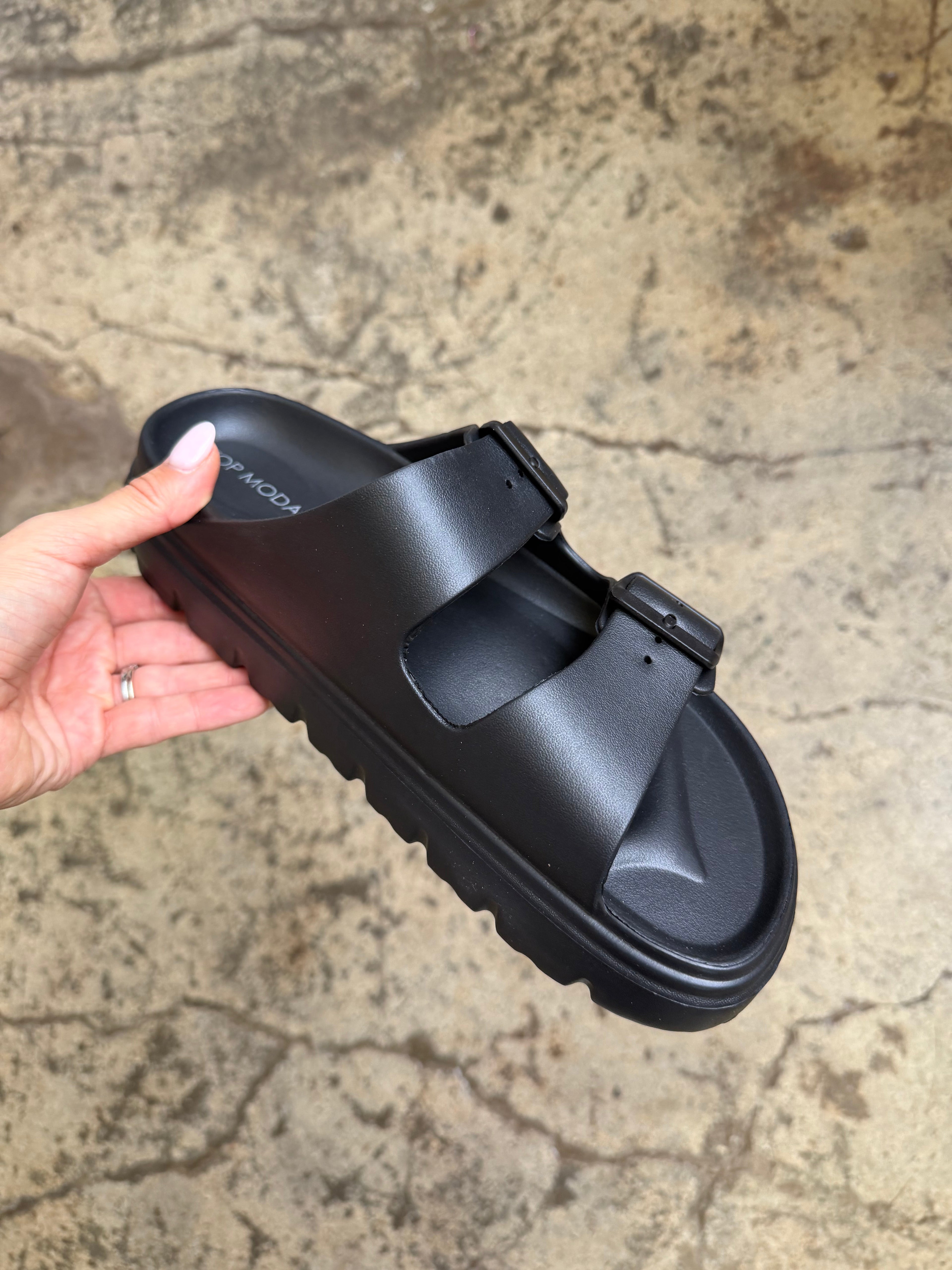 On The Edge Chunky Sandals