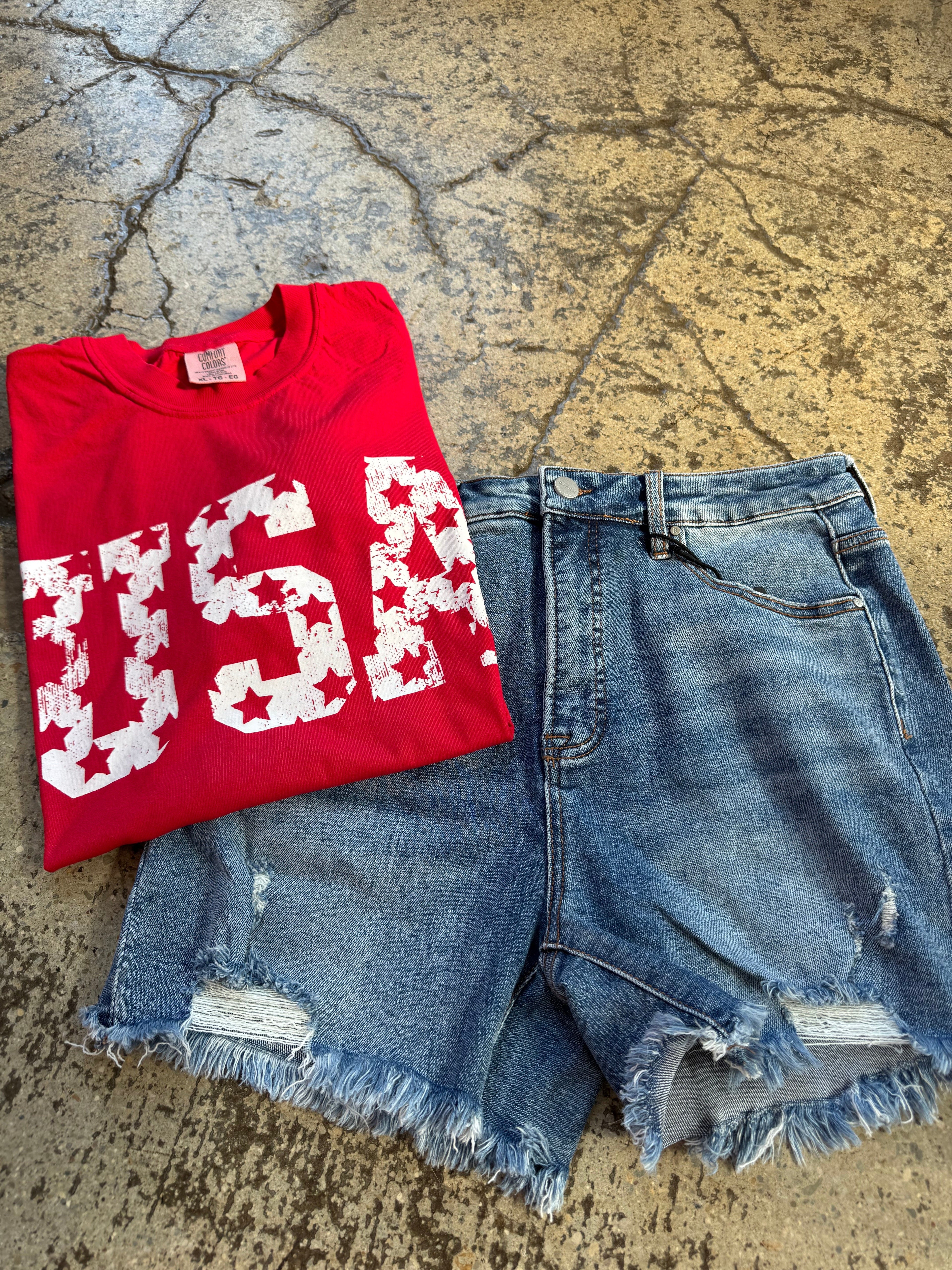 All American Shorts Bundle (1 Risen Short + 1 Graphic Tee)