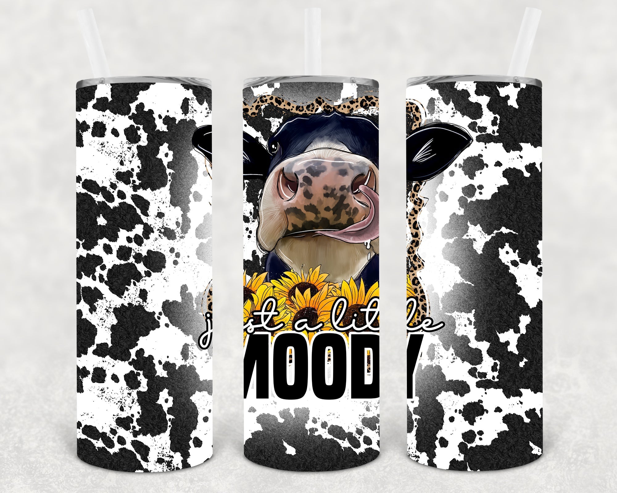 Just a Little Moody 20 oz Skinny Tumbler