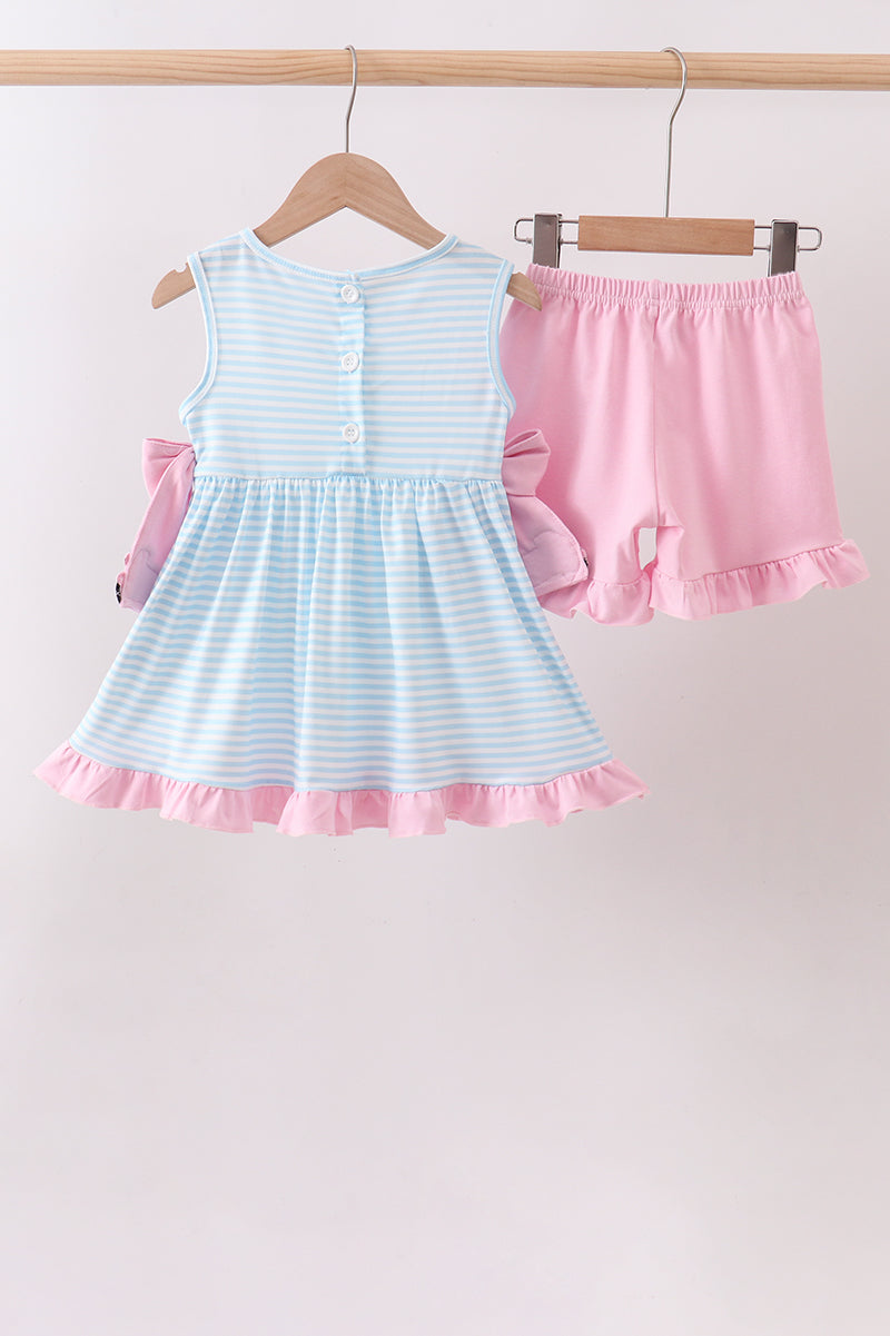 Blue Ice Cream Applique Set