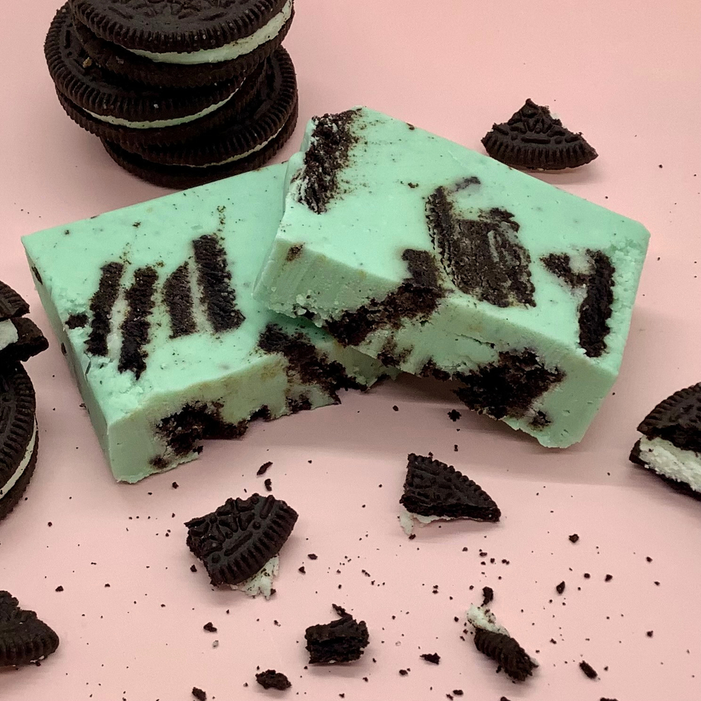 Mint Cookie Fudge