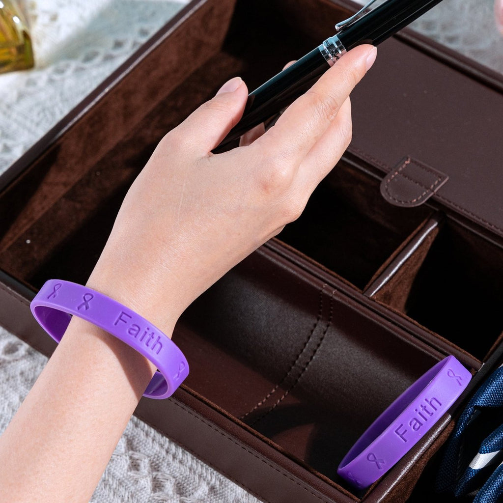 Pancreatic Cancer Awareness Silicone Bracelet Wristbands