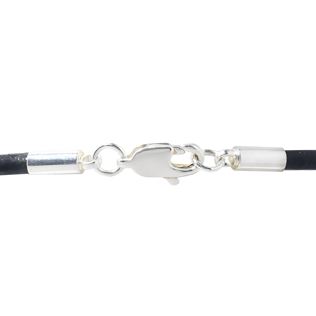 Pink Ribbon Crystal Heart Leather Cord Bracelets