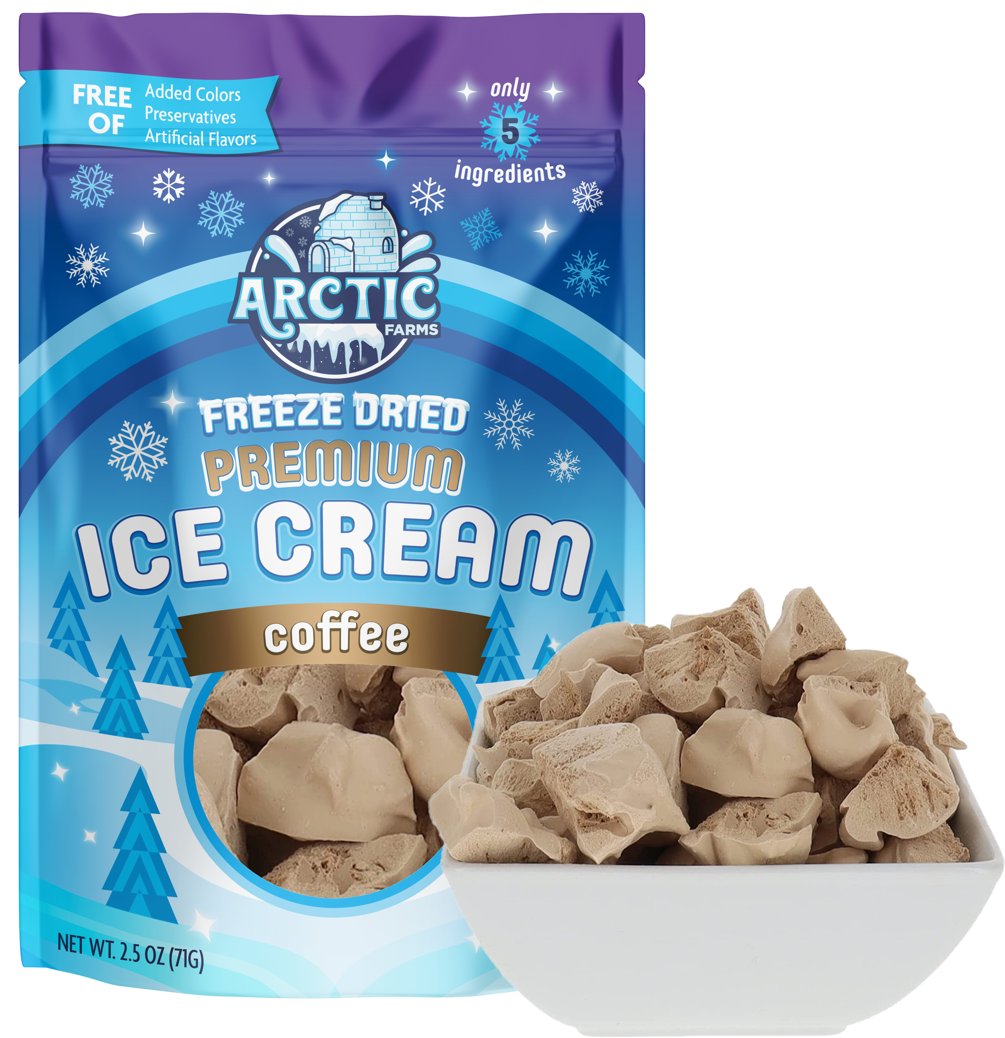 PREMIUM Freeze Dried Ice Cream * Only 5 Ingredients * Neapolitan