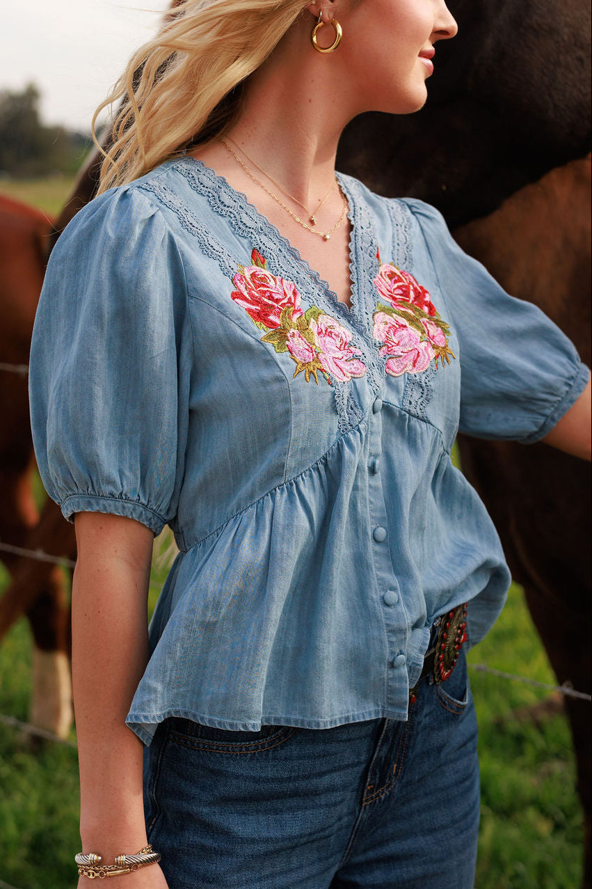 Blush Rose Blouse