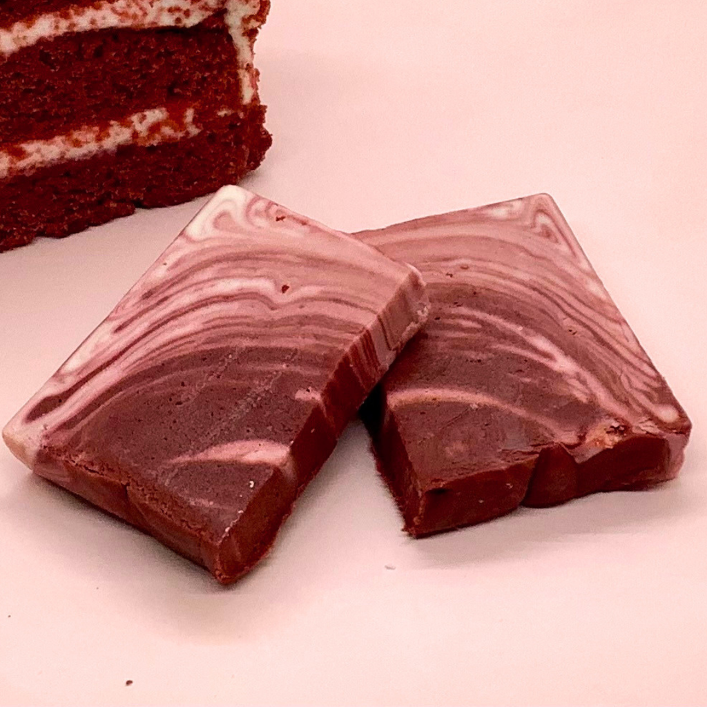 Red Velvet Cheesecake Fudge