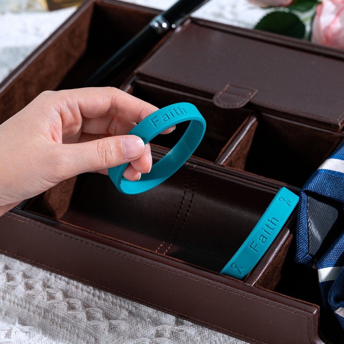 Sexual Assault Awareness Silicone Bracelet Wristbands