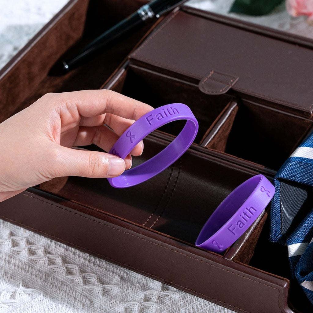 Testicular Cancer Awareness Silicone Bracelet Wristbands