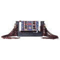 Magnum’s Tome Western Hair-On Cowhide Shoulder Bag with Fringe