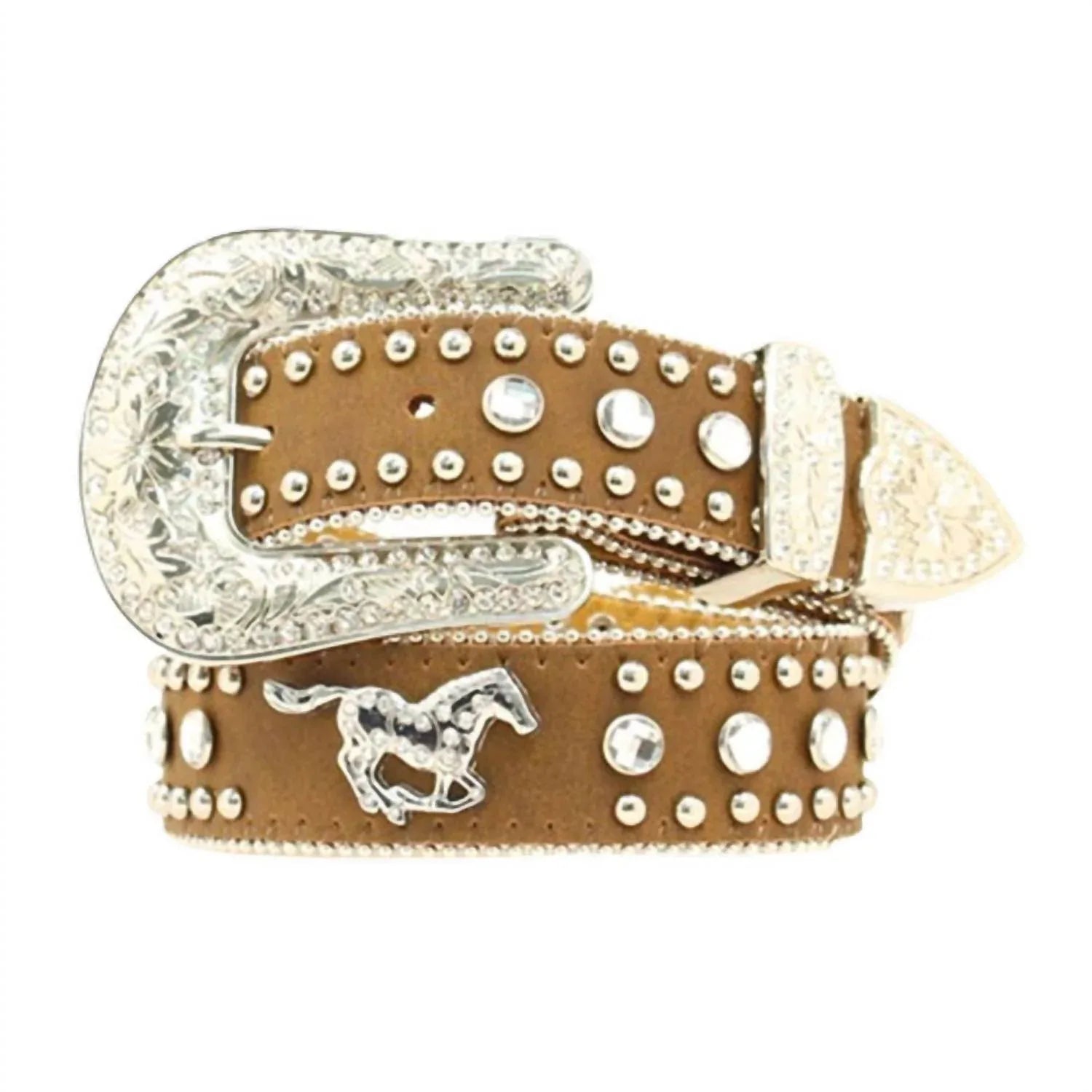 Girls' Running Horse Bling Belt