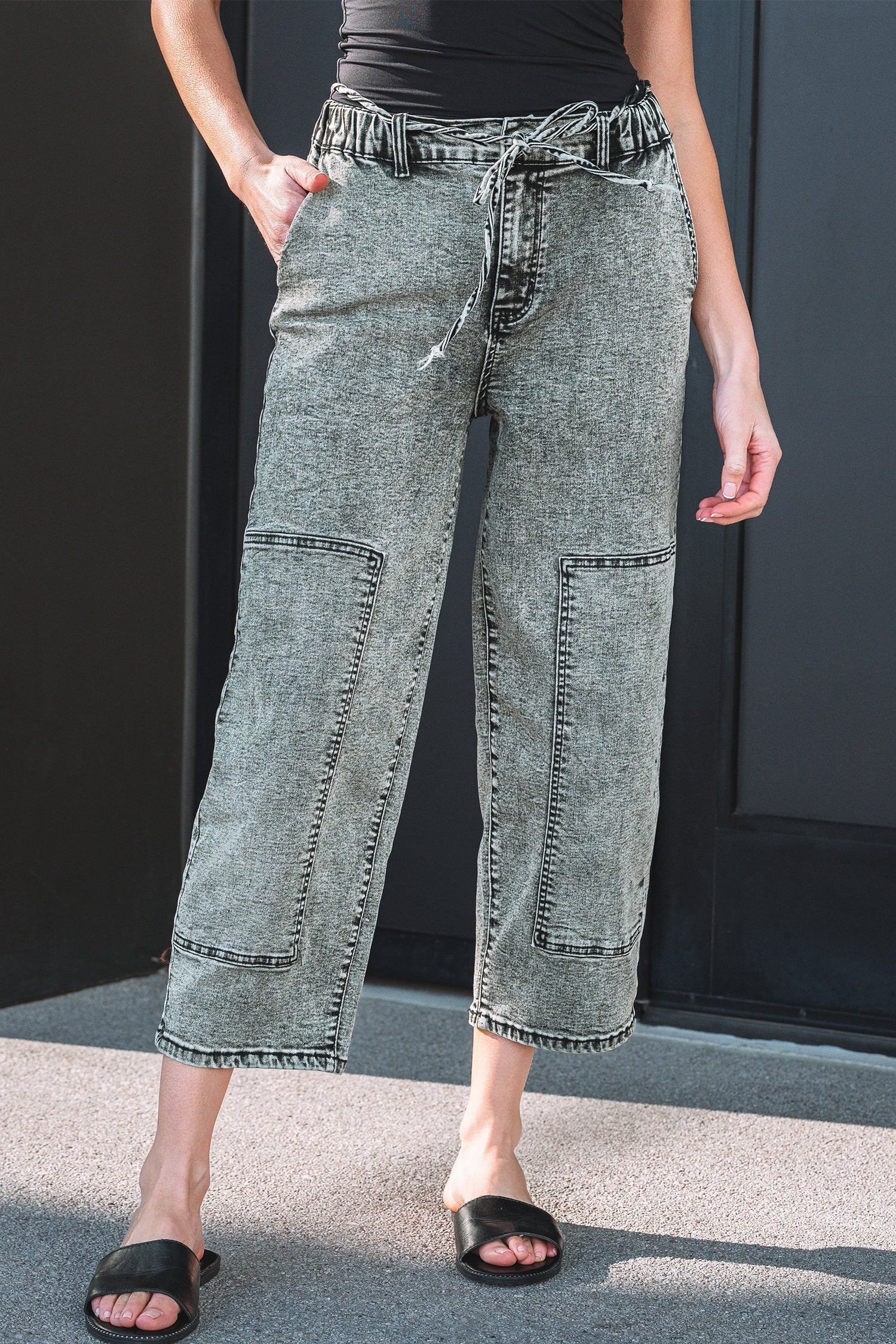 Mckinley Wash Barrel Fit Pants