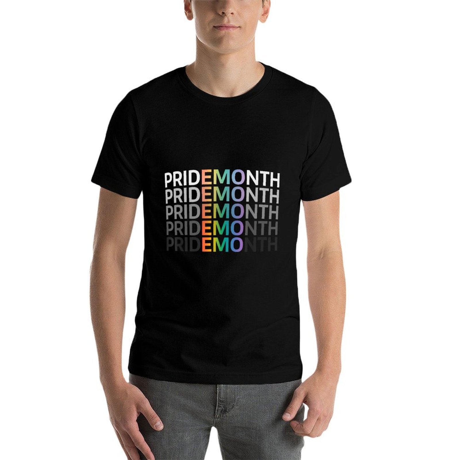 Pride Month Emo LGBT Gay Transgender Rainbow  Odor-resistant T-Shirt