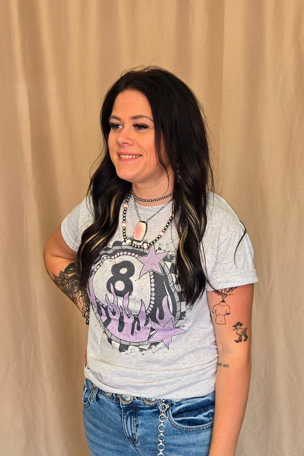 Flaming 8 Ball T-shirt