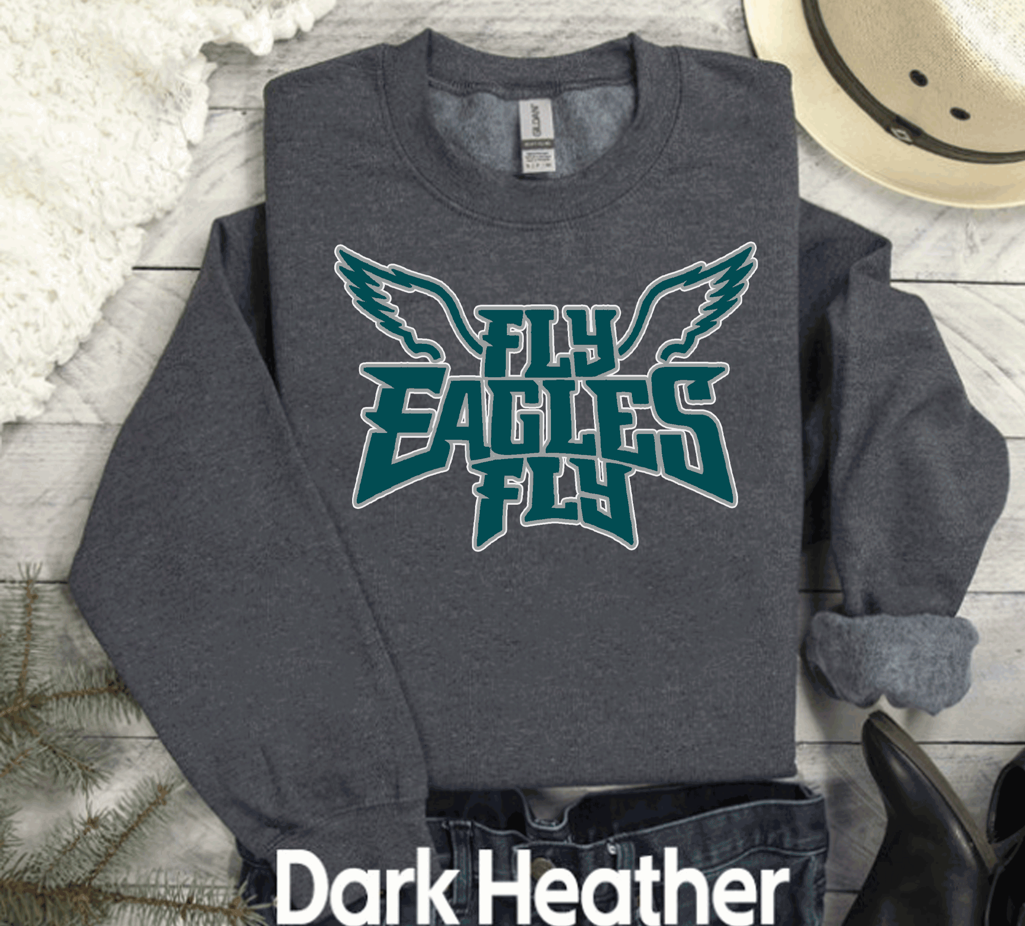 EAGLES Fly Birds Fly Bling Philadelphia Football Sweatshirt, Philly T-shirt, Trending Eagles Fan Shirts, Football Crewneck, Eagles Hoodie, Superbowl GIfts