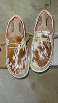 PREORDER Brown Cowhide Hey Dudes