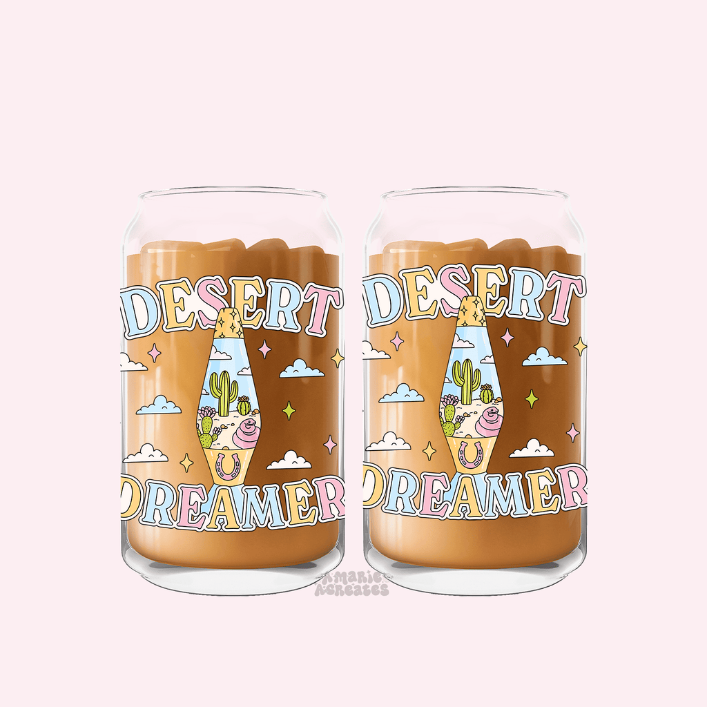 Western Vibes Glass Cup