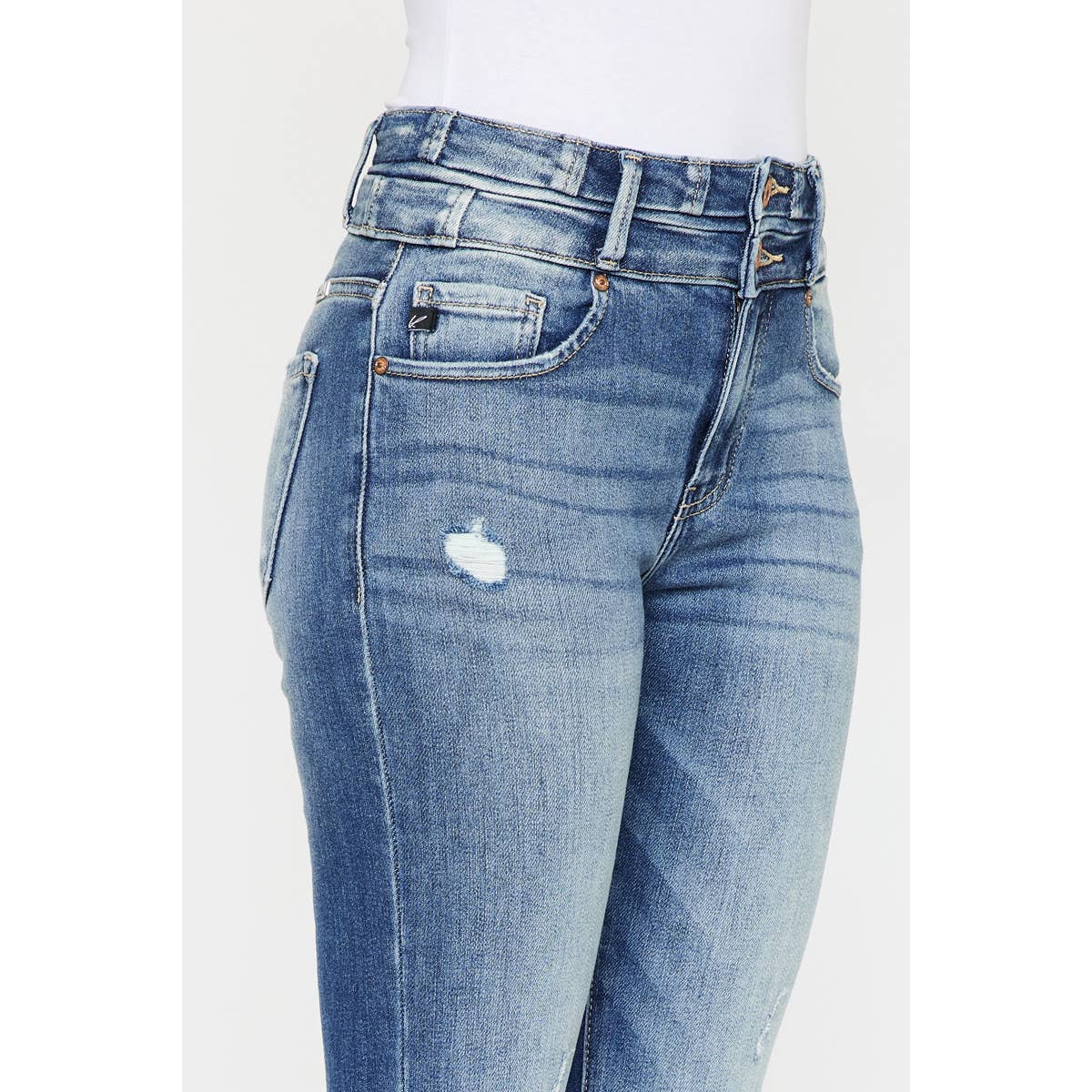Kan Can High Rise Super Flare Jeans - Size 7 available