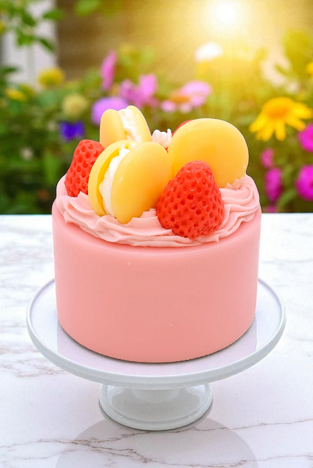 Macaron Cake Candle