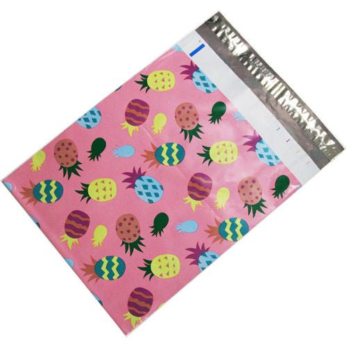 Pink Pineapple Colorful Poly Mailers Size 6x9 Shipping Bags