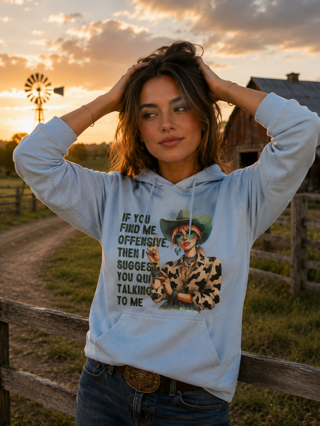 If you find me offensive Hoodie