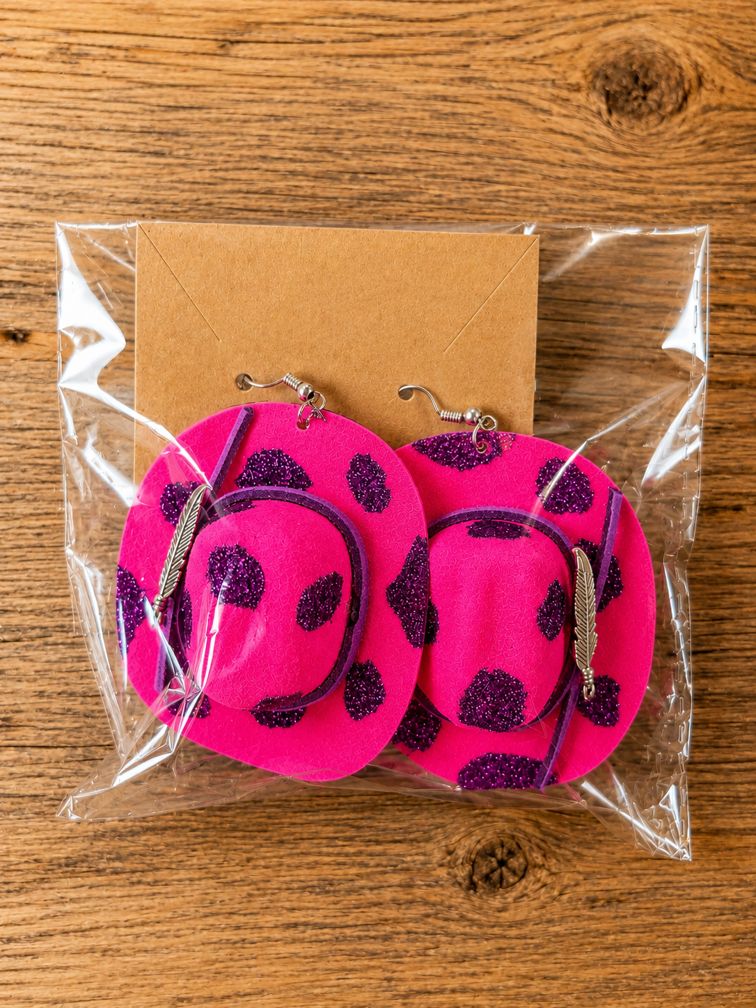 Cowgirl hat Earring
