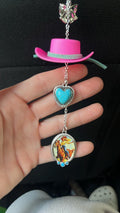 Western Car Charm Homemade