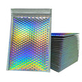 Silver Holographic Metallic Bubble Mailers Size 8.5x12 Padded Envelopes