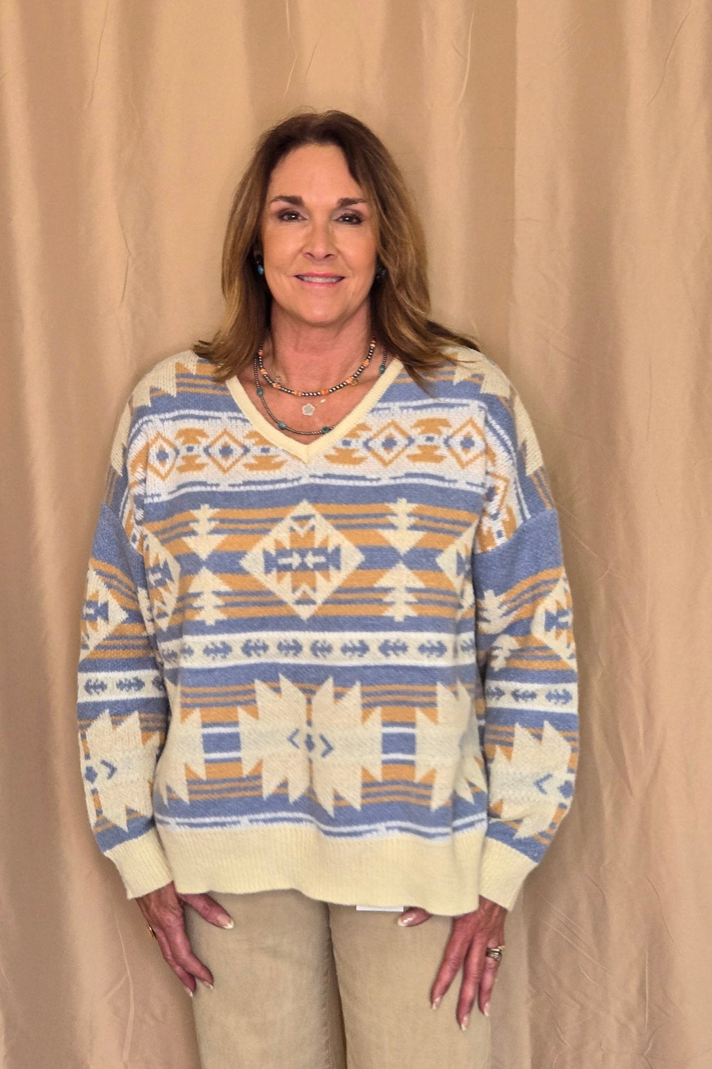 Southwestern Knit Sweater