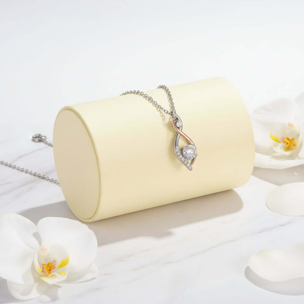 Two-tone smart necklace Simple Smart Necklace Two-color Electroplating