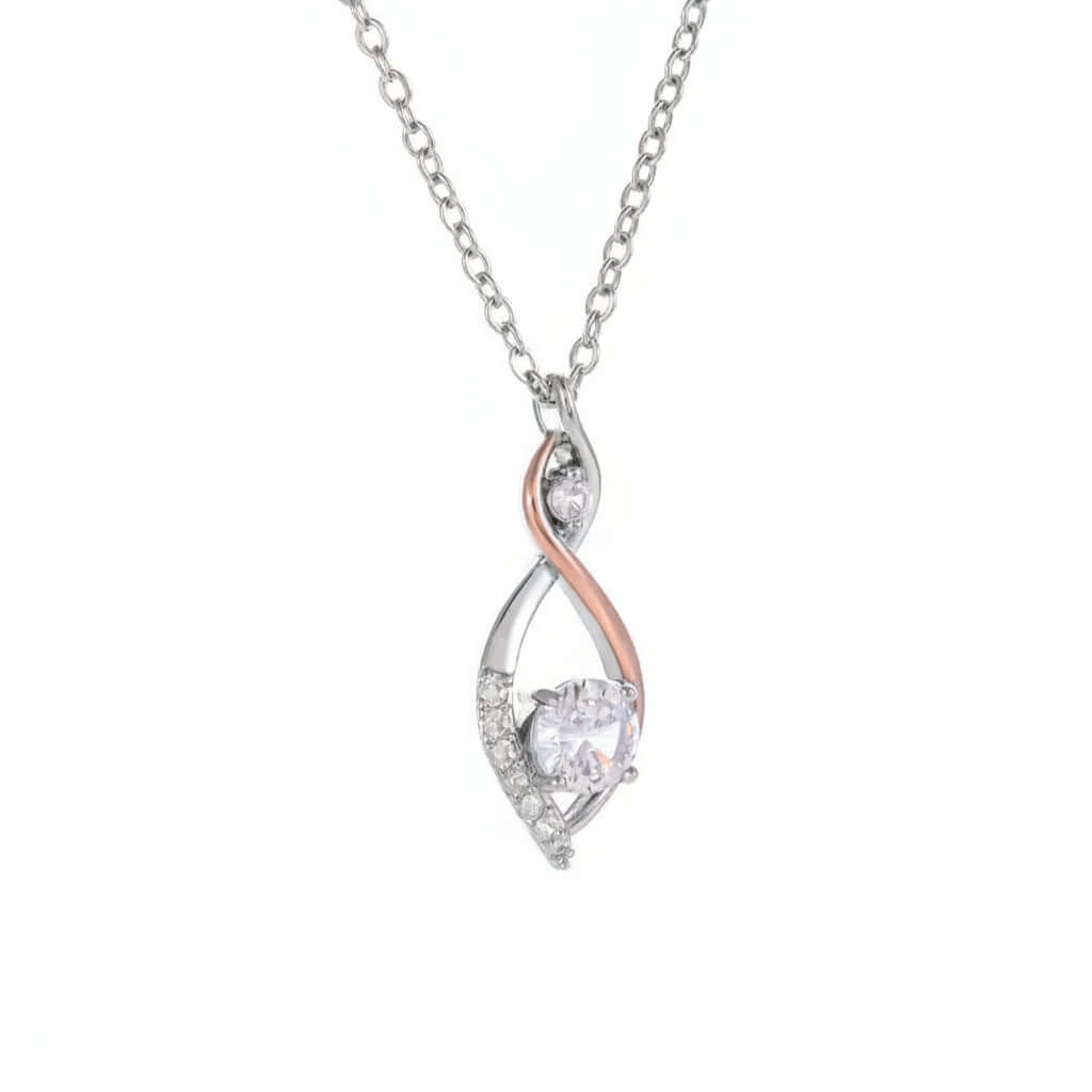 Two-tone smart necklace Simple Smart Necklace Two-color Electroplating